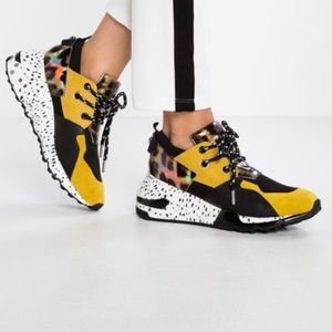 steve madden cliff animal print sneakers